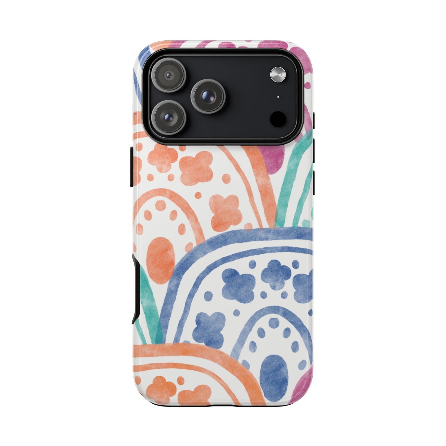 Phone Case, Watercolor Arches Design, Tough Phone Case