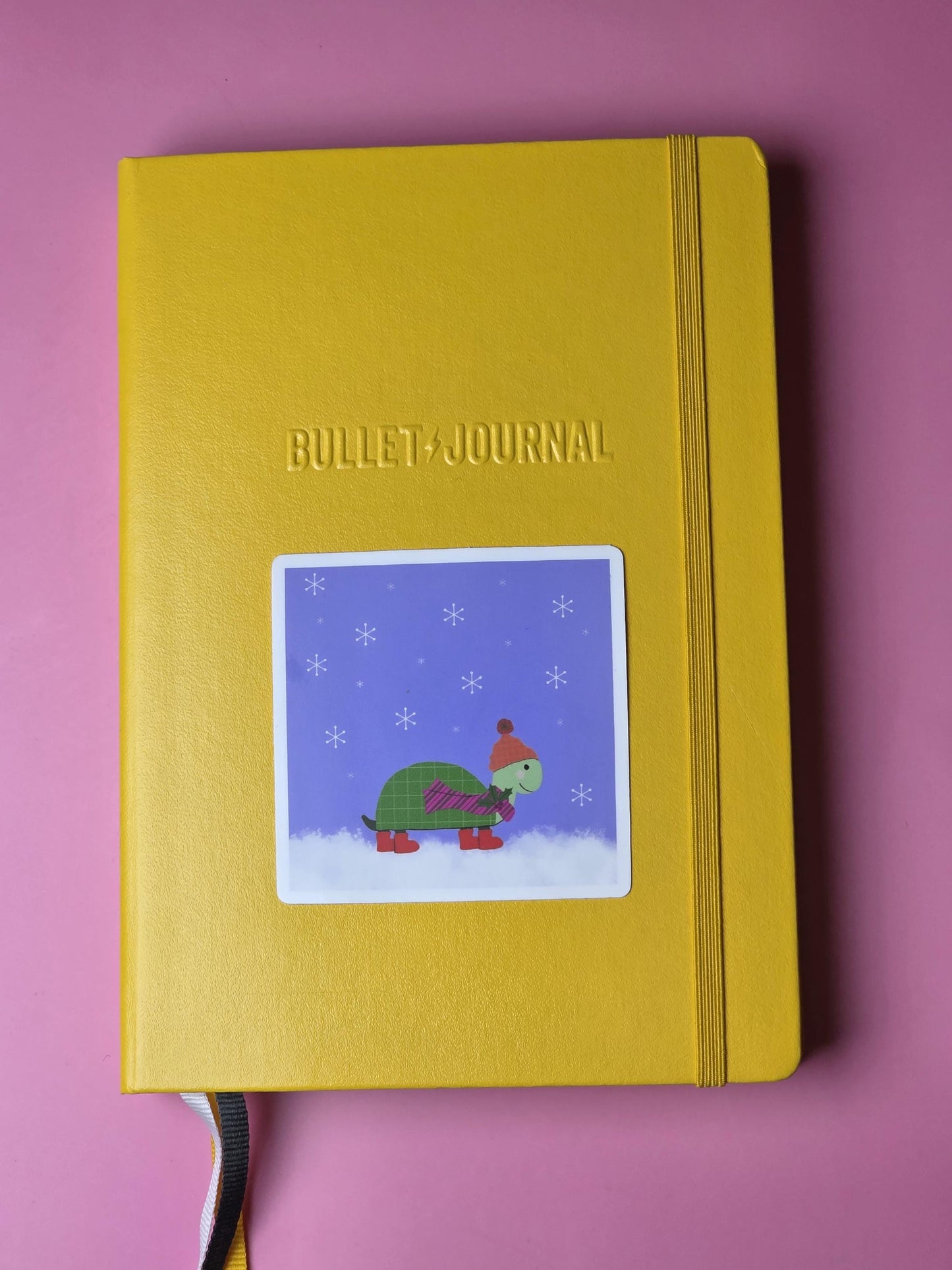 Turtle Sticker, Cozy Winter Critters, Vinyl Sticker, Water-Proof, 3 Inch
