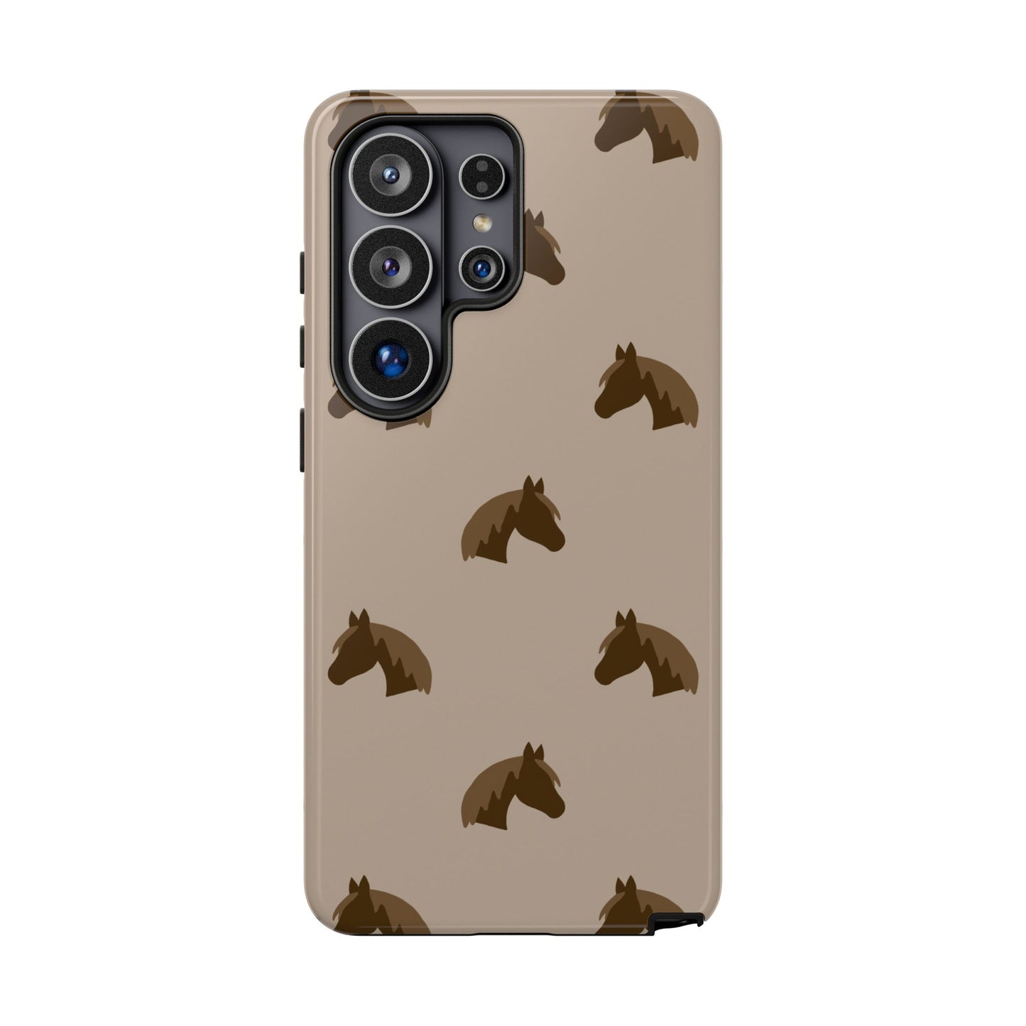 Phone Case, Tan Horse Head Design, Tough Phone Case, Year of the Horse