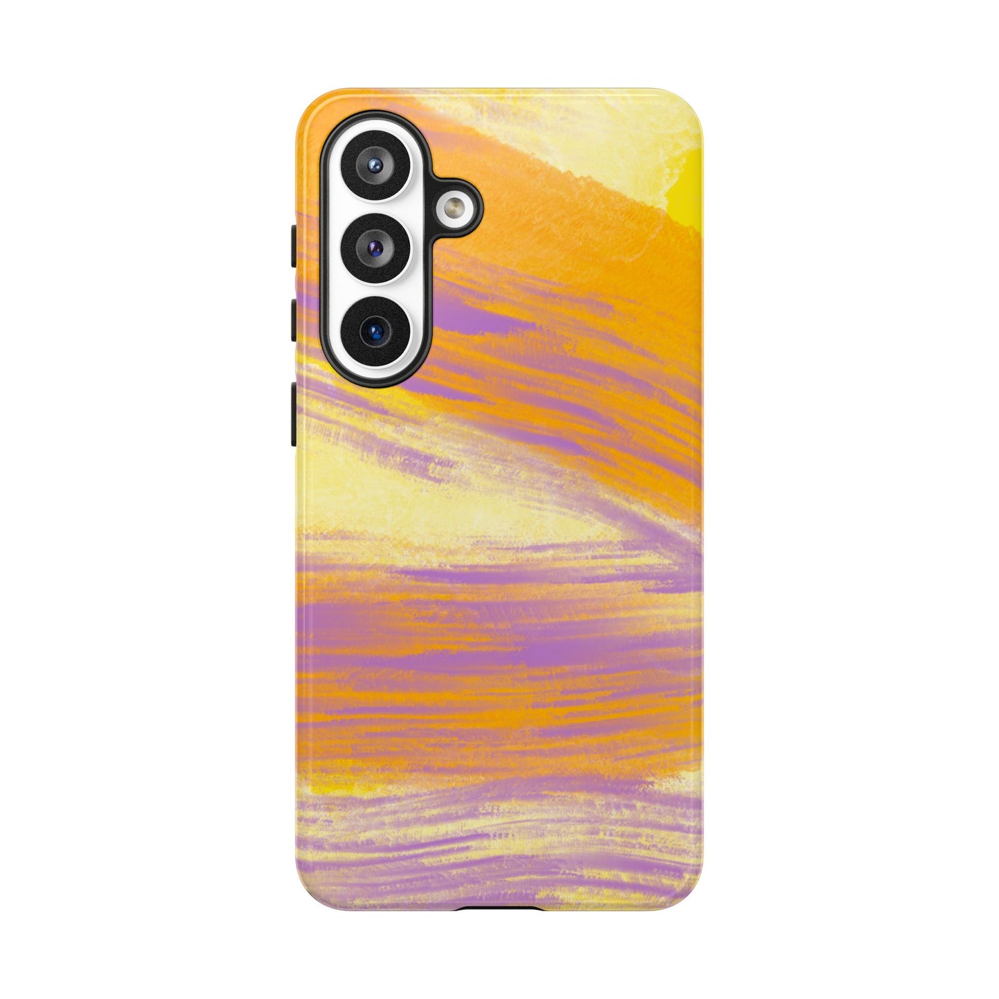 Yellow and Lavender Impressions Phone Case| Tough Case
