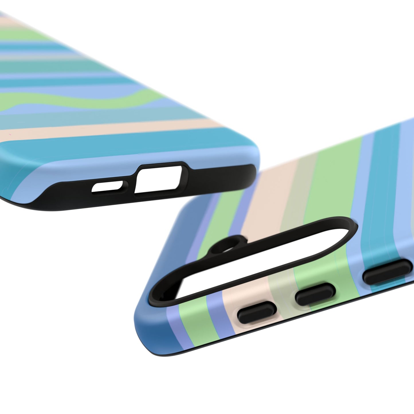 Cool Blue Stripes Phone Case| Tough Case