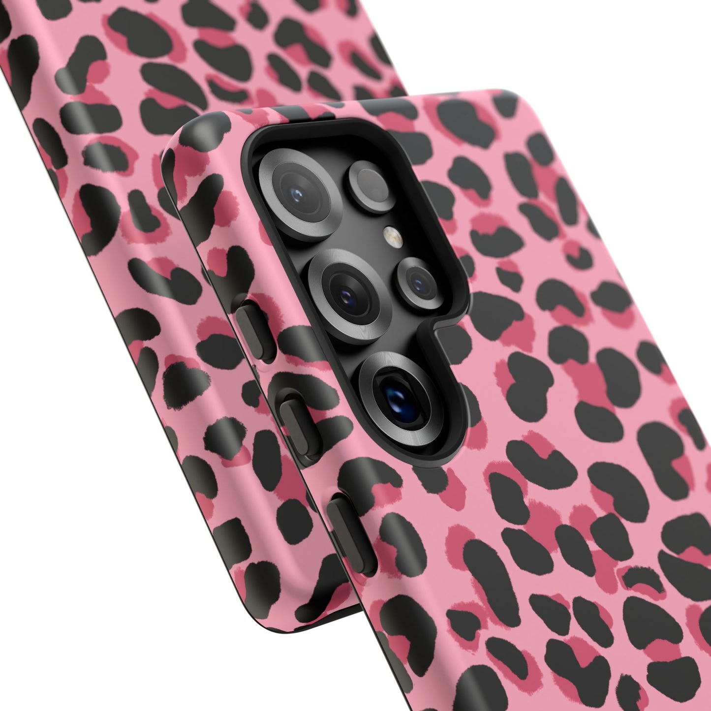Phone Case, Pink Leopard Print Design, Tough Phone Case