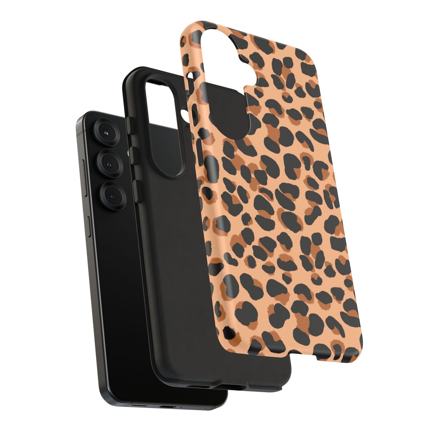 Phone Case, Tan Leopard Print Design, Tough Phone Case
