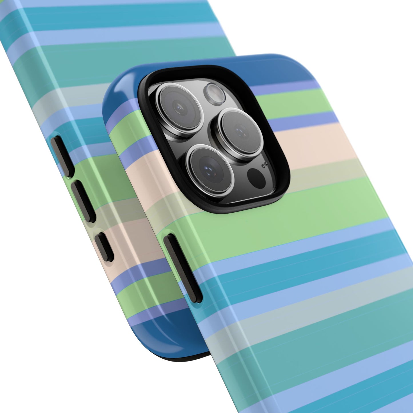 Cool Blue Stripes Phone Case| Tough Case