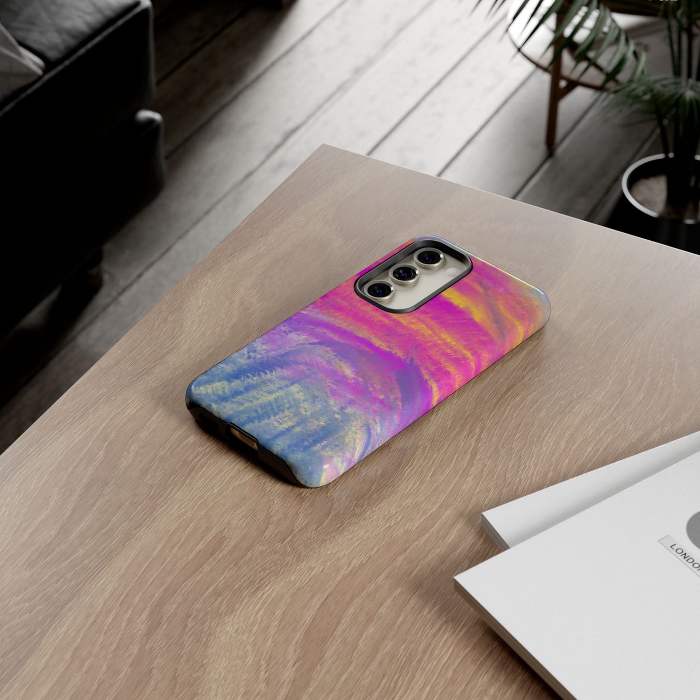 Chalky Impressions Pink Phone Case| Tough Case