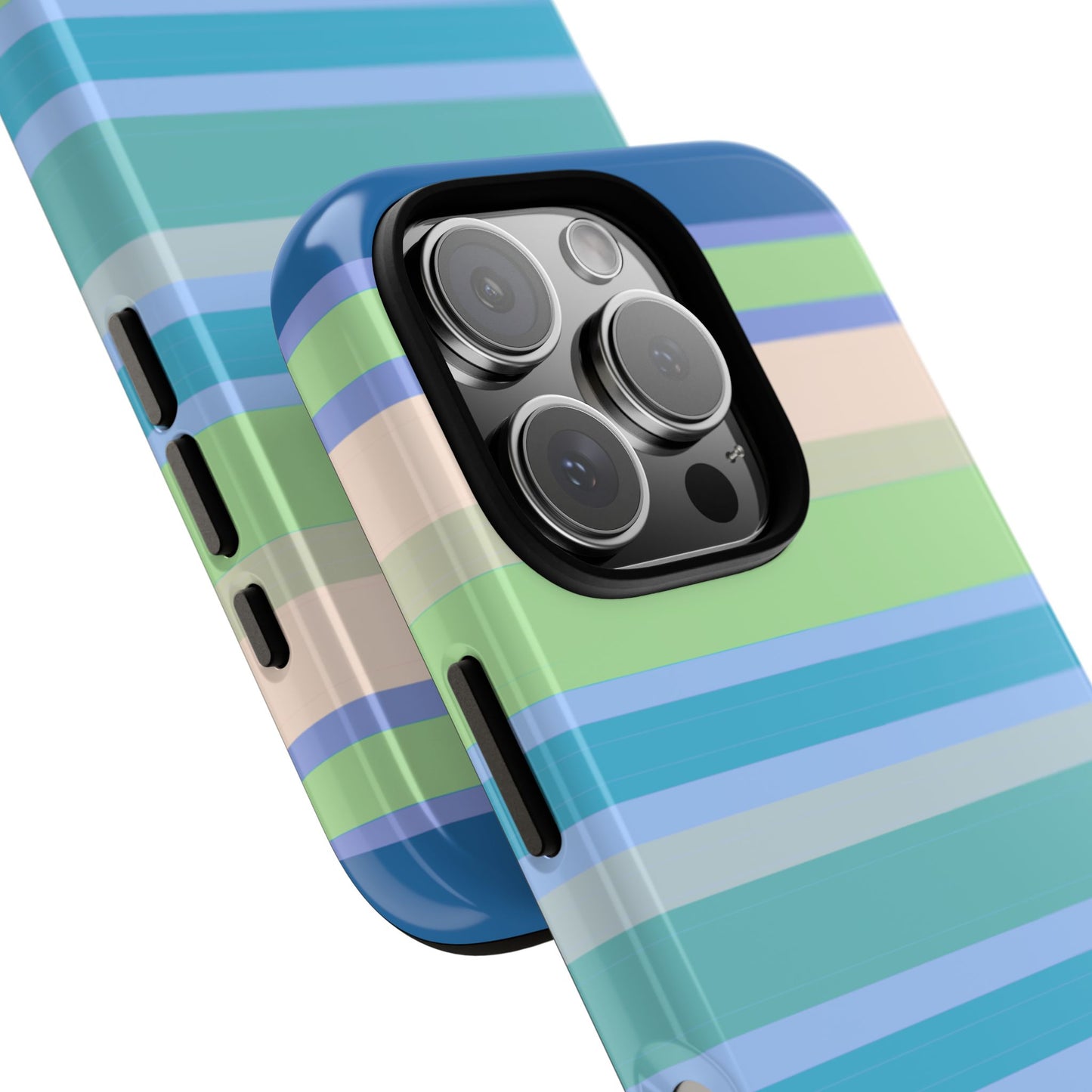 Cool Blue Stripes Phone Case| Tough Case