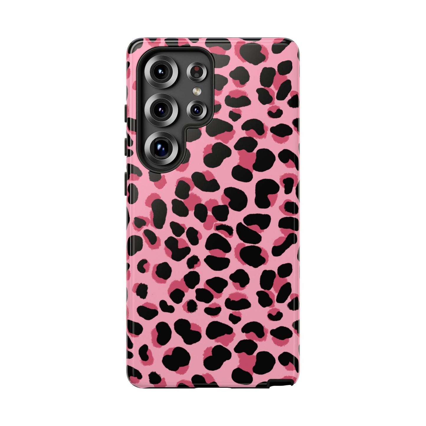 Phone Case, Pink Leopard Print Design, Tough Phone Case