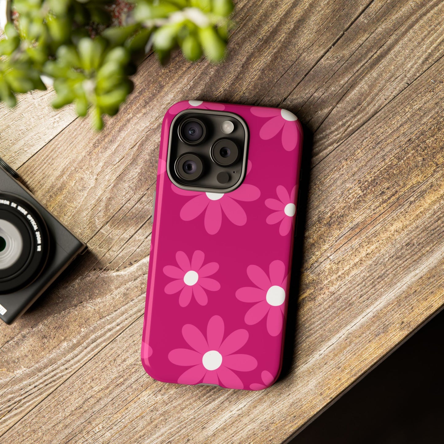 Pink Flower Power Phone Case| Tough Case