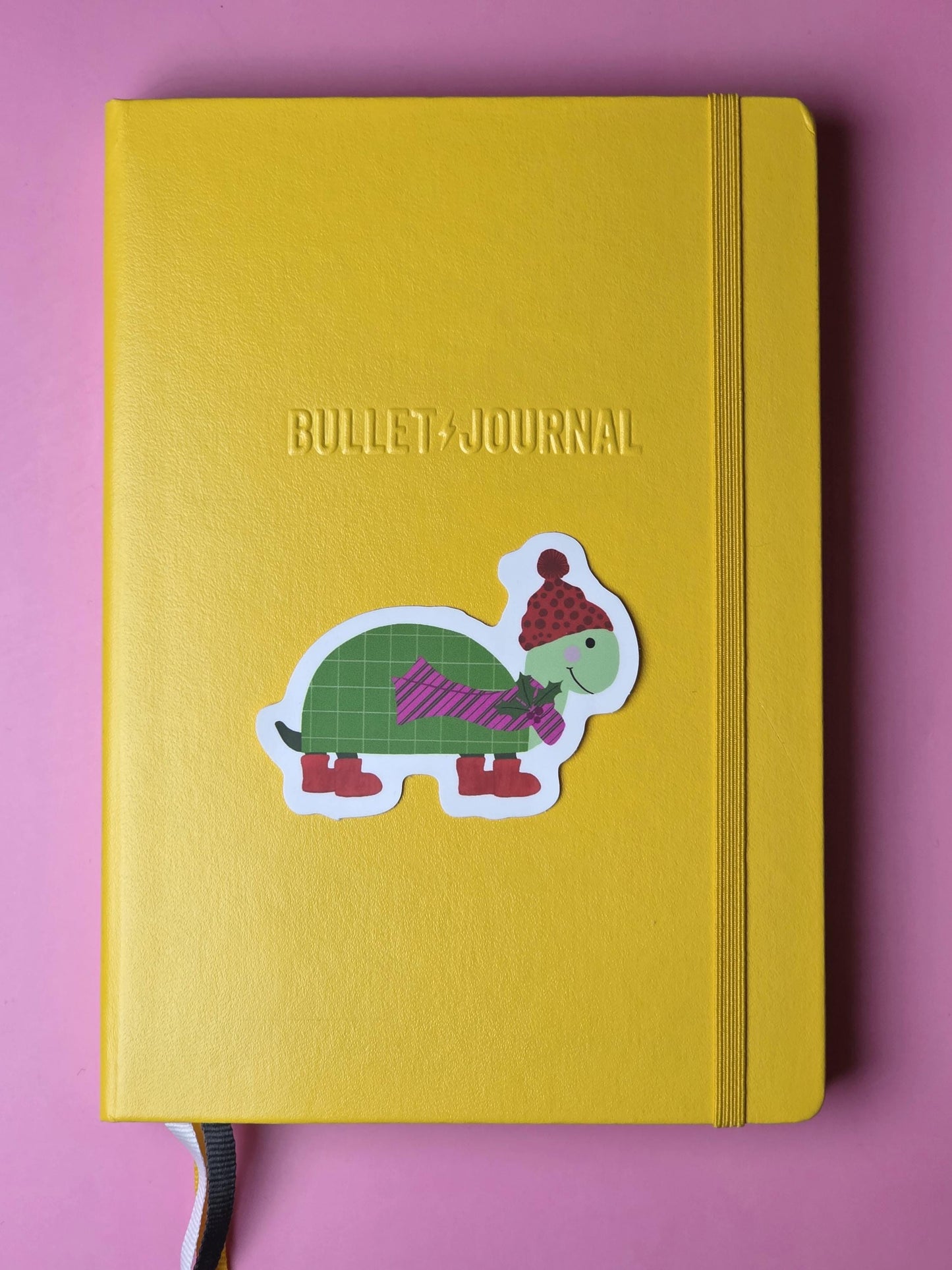 Turtle Sticker, Cozy Winter Critters, Vinyl Sticker, Water-Proof, 3 Inch