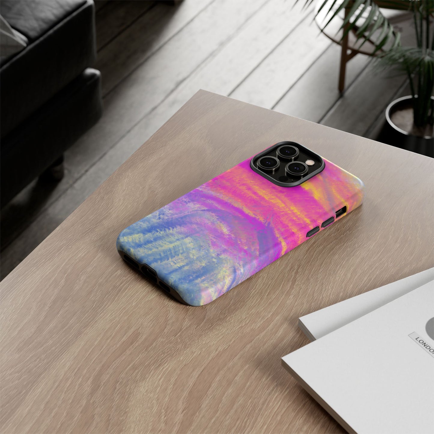 Chalky Impressions Pink Phone Case| Tough Case