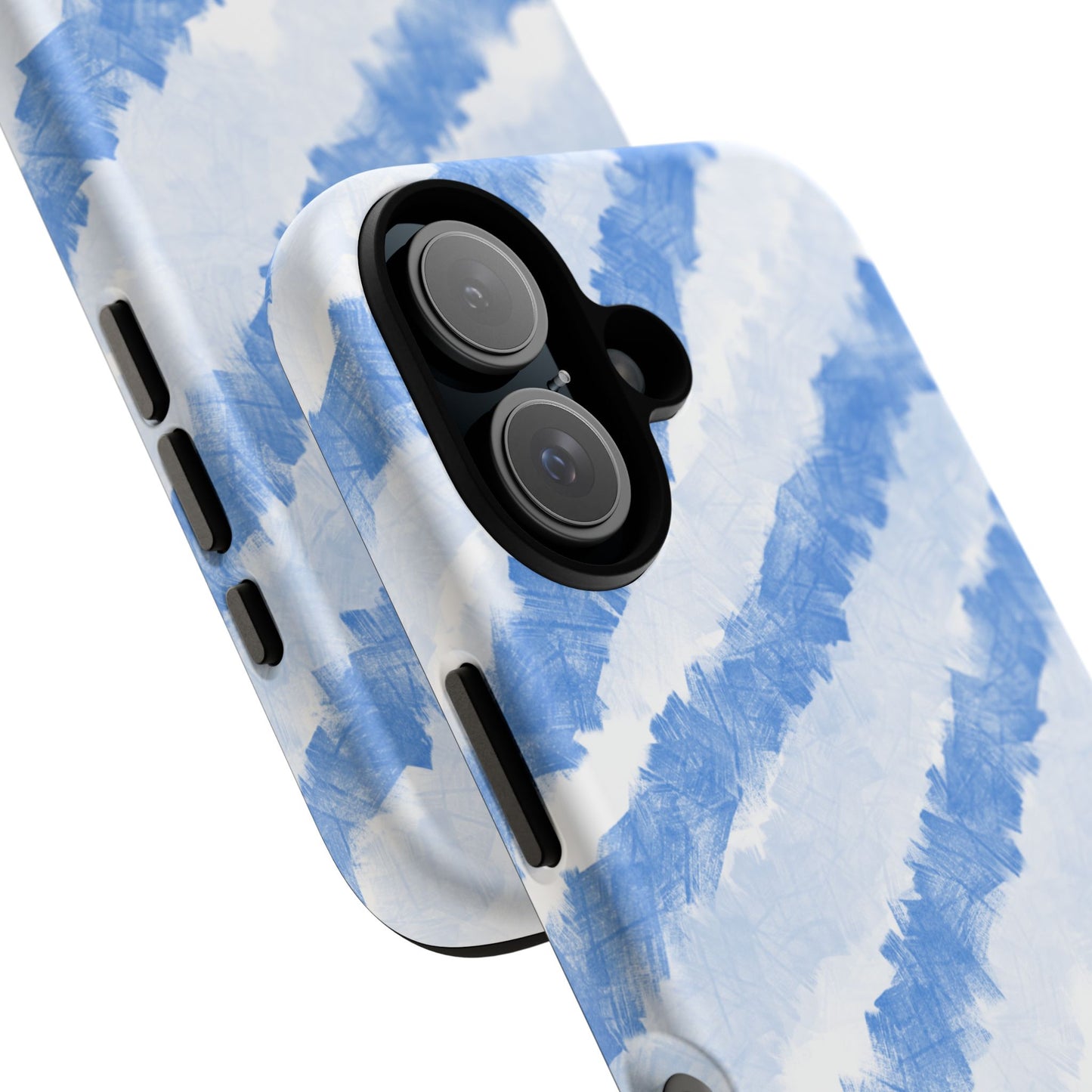 Chunky Blue Stripes Phone Case| Tough Case