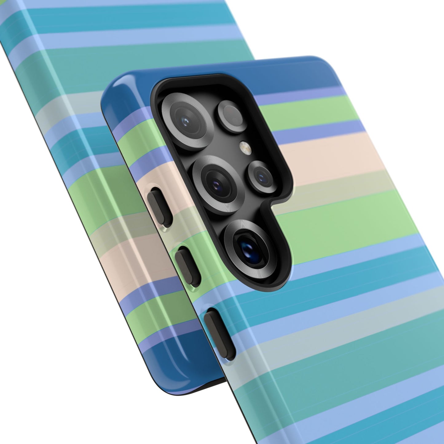 Cool Blue Stripes Phone Case| Tough Case