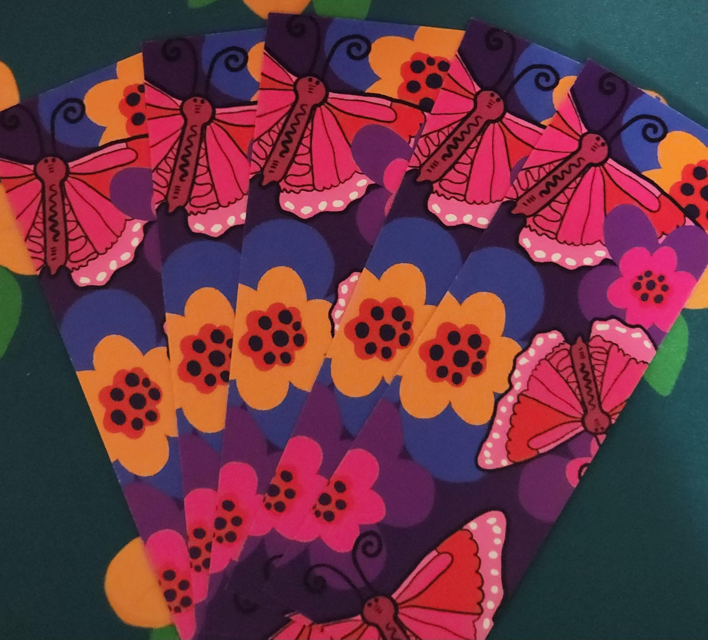 Bookmarks, Choose From Cat, Floral and Butterfly Designs