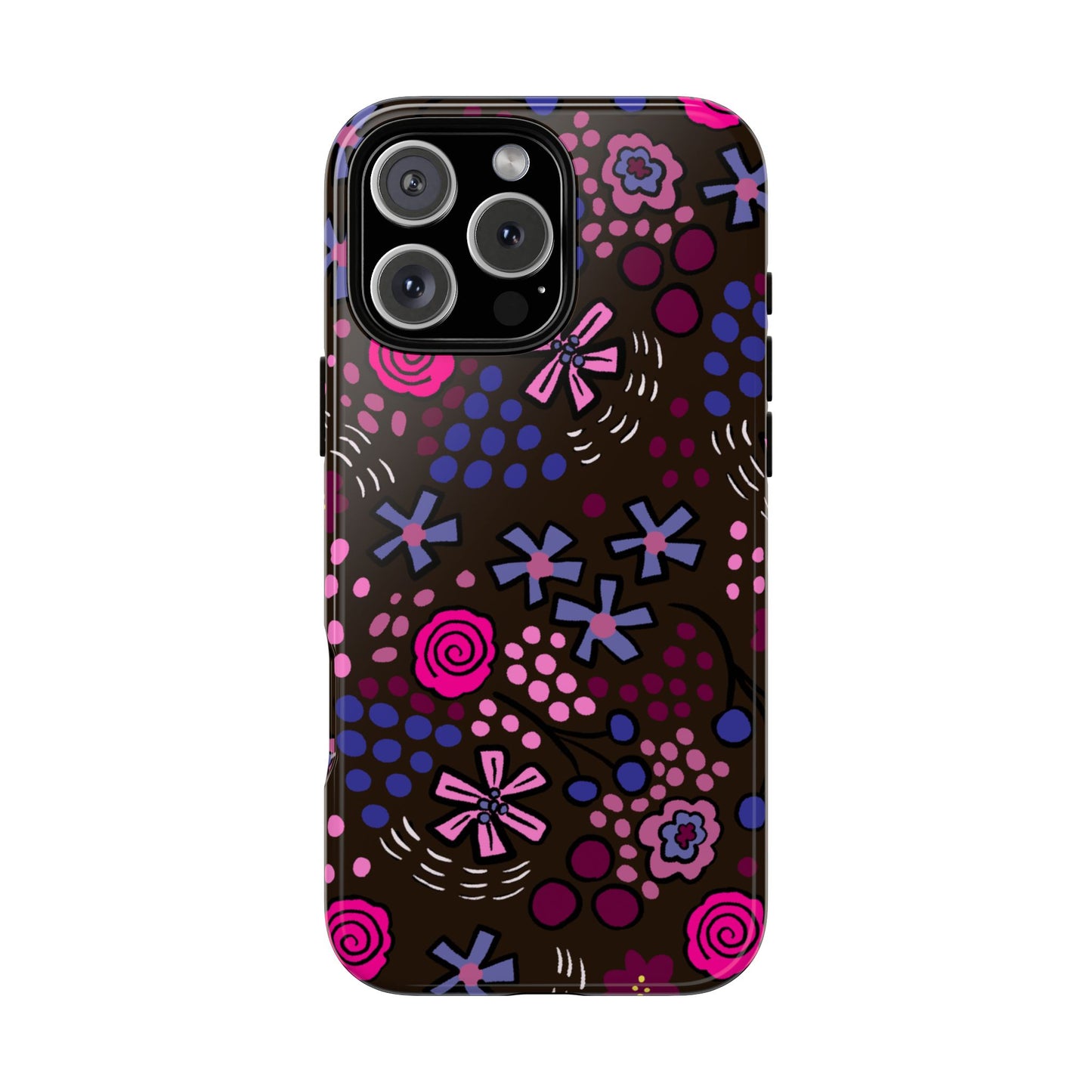 Phone Case, Deep Floral Design, Tough Phone Case