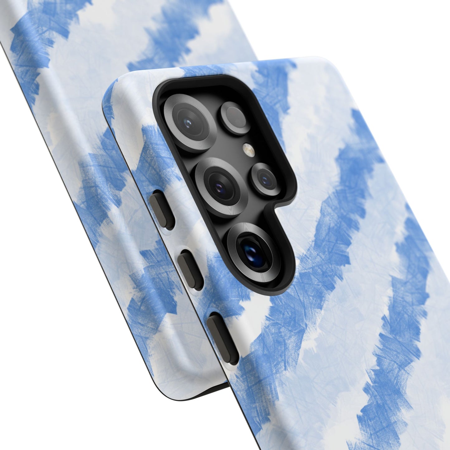 Chunky Blue Stripes Phone Case| Tough Case