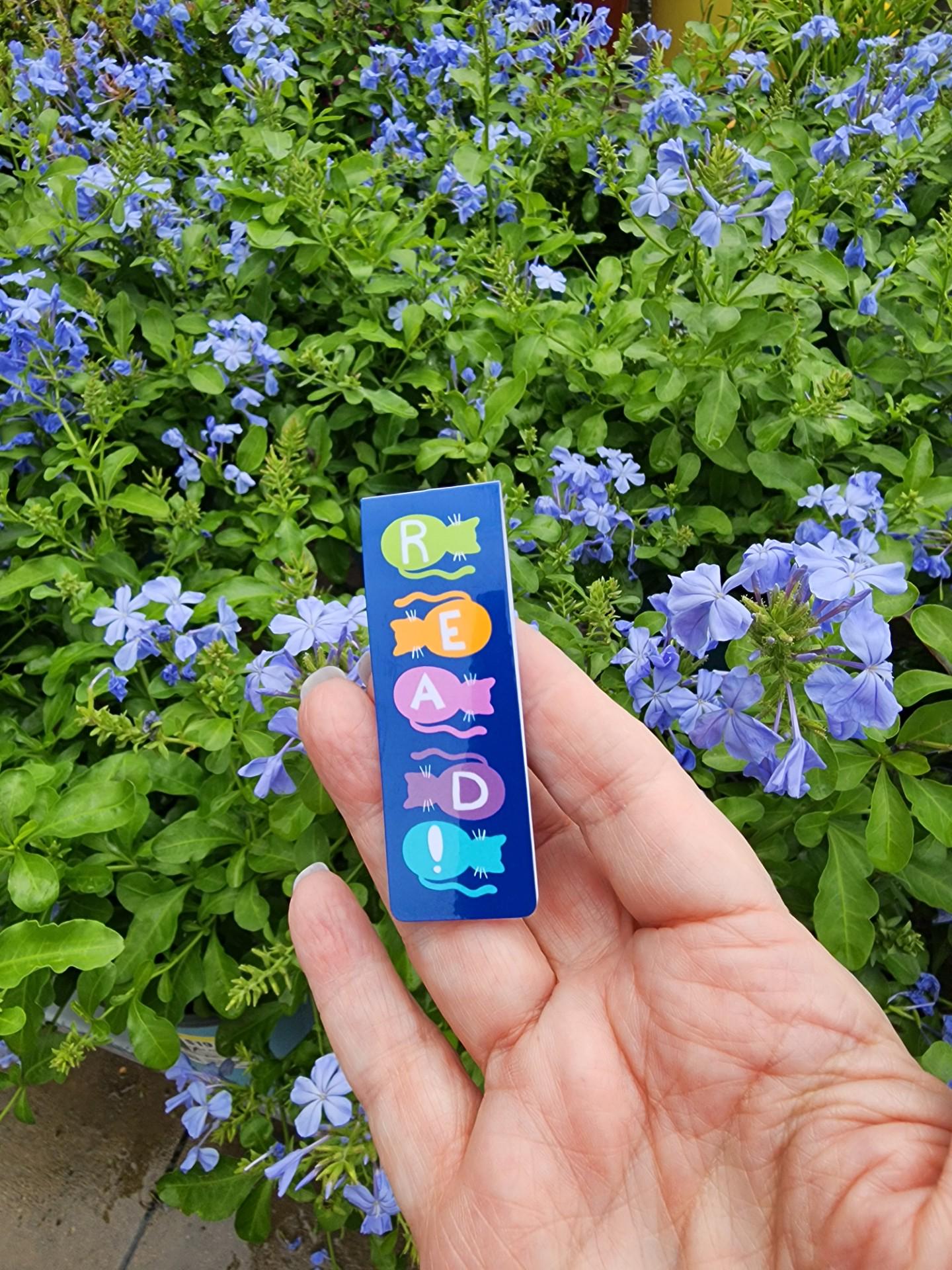 Magnetic Bookmark Cat Book Mark With Word "READ!"