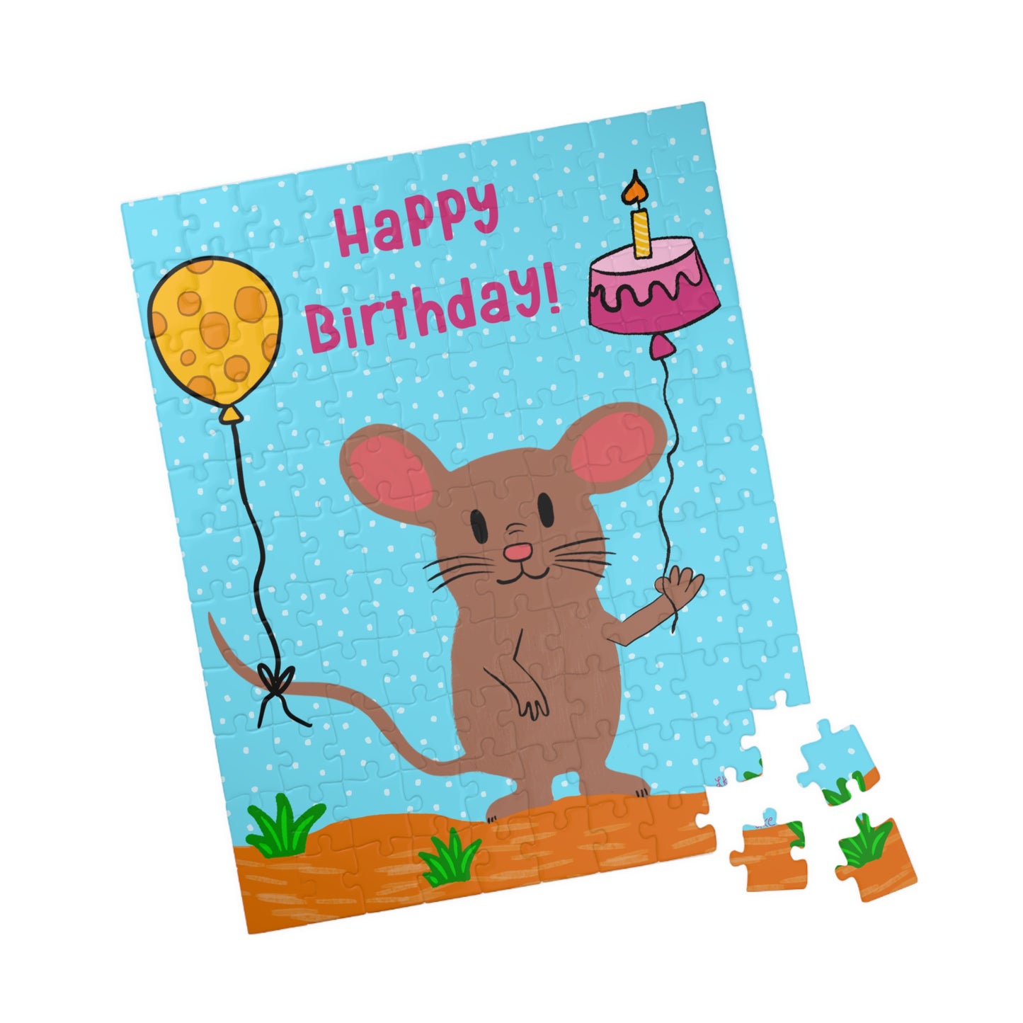 Puzzle, Mocha Mouse Birthday Party, Jigsaw Puzzle, Family Fun, 110-520 Pieces