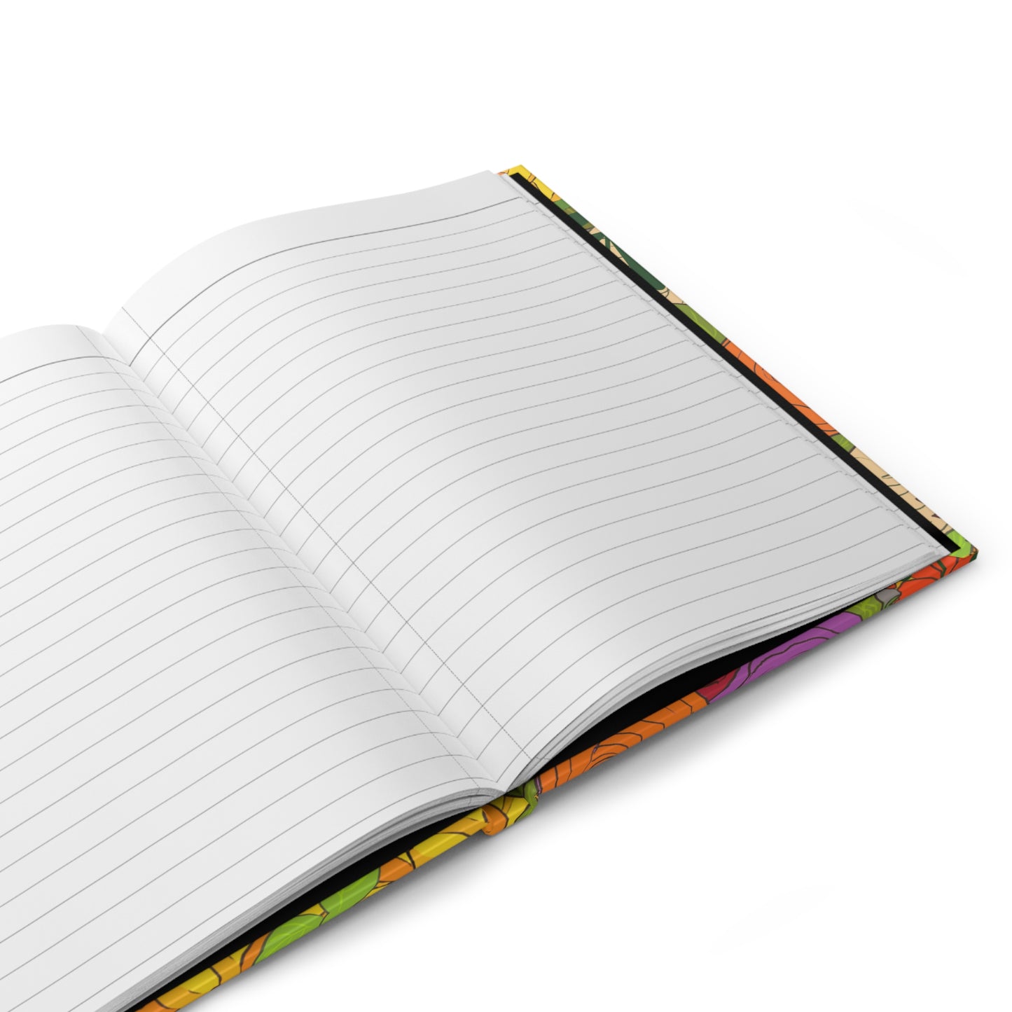 Journal, Hard Cover, Bright Floral Design
