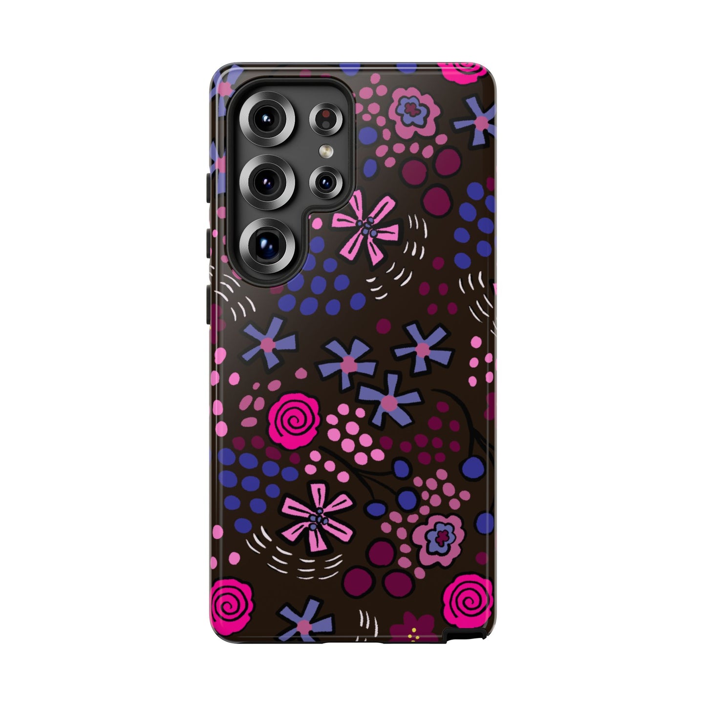 Phone Case, Deep Floral Design, Tough Phone Case