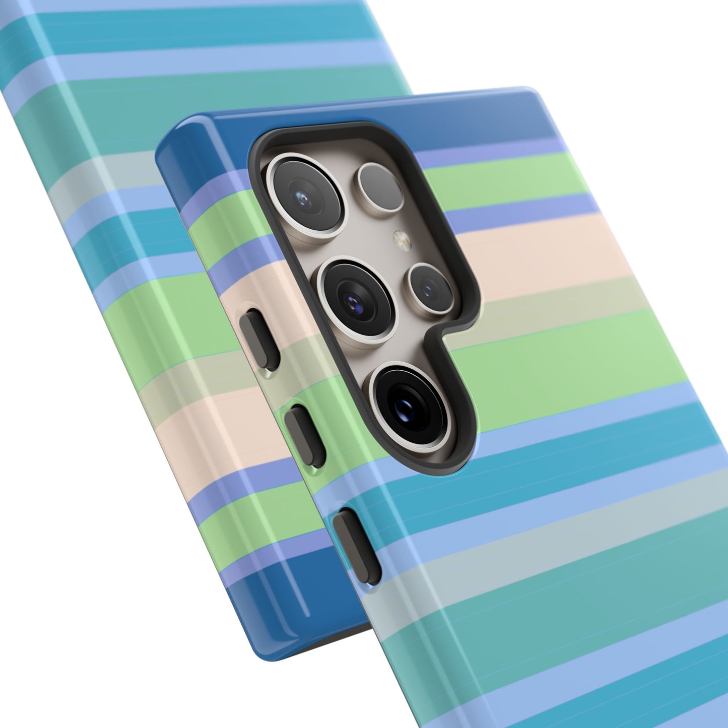 Cool Blue Stripes Phone Case| Tough Case