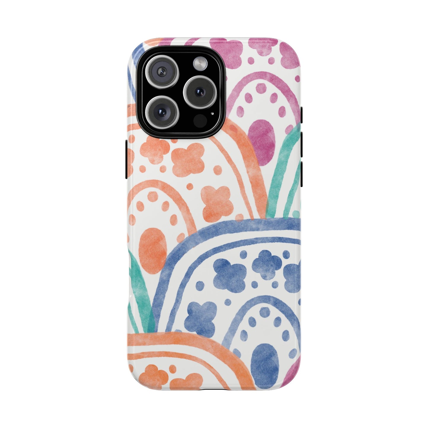Phone Case, Watercolor Arches Design, Tough Phone Case