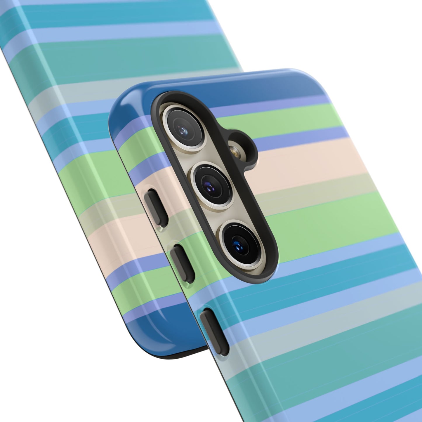 Cool Blue Stripes Phone Case| Tough Case