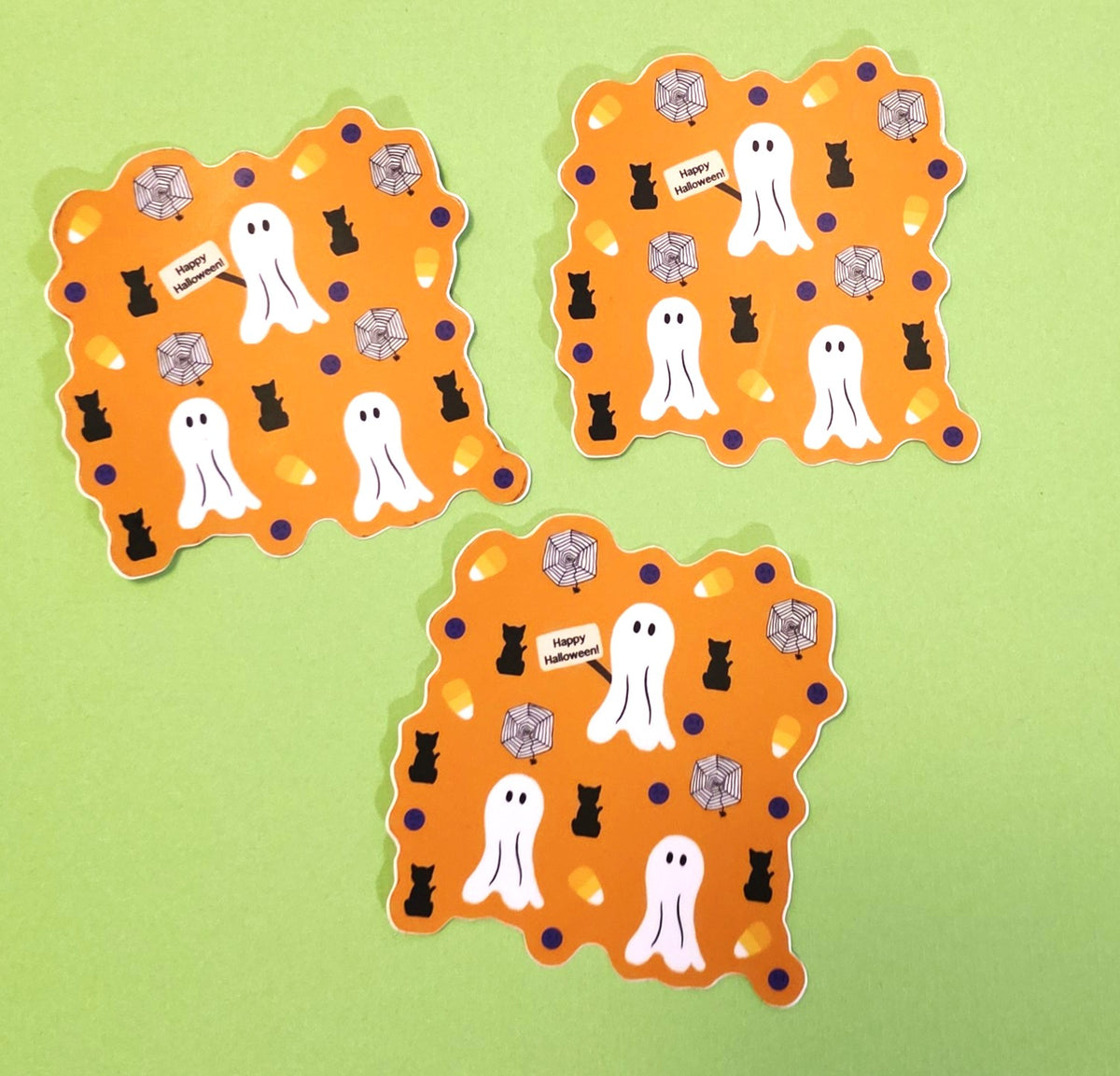 Halloween Classics Sticker, Orange, 3" Vinyl, Halloween Stickers
