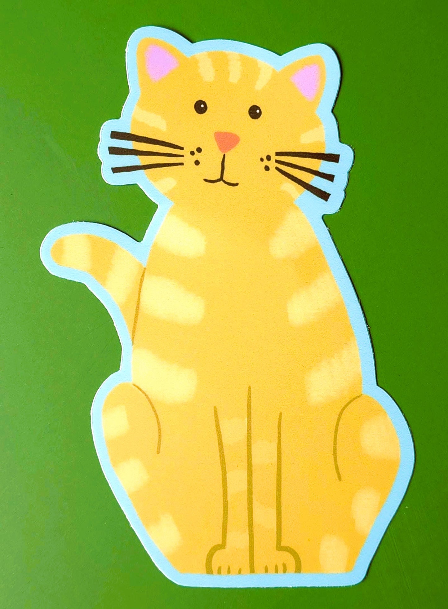 Cat Themed Sticker Pack, 7 Cat Stickers, Vinyl decals