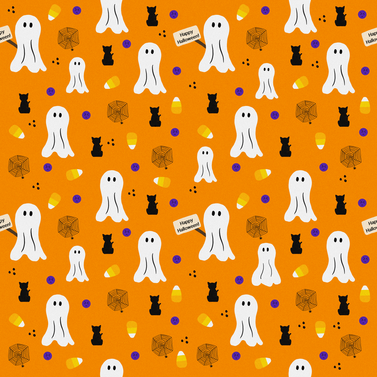 Halloween Classics Sticker, Orange, 3" Vinyl, Halloween Stickers