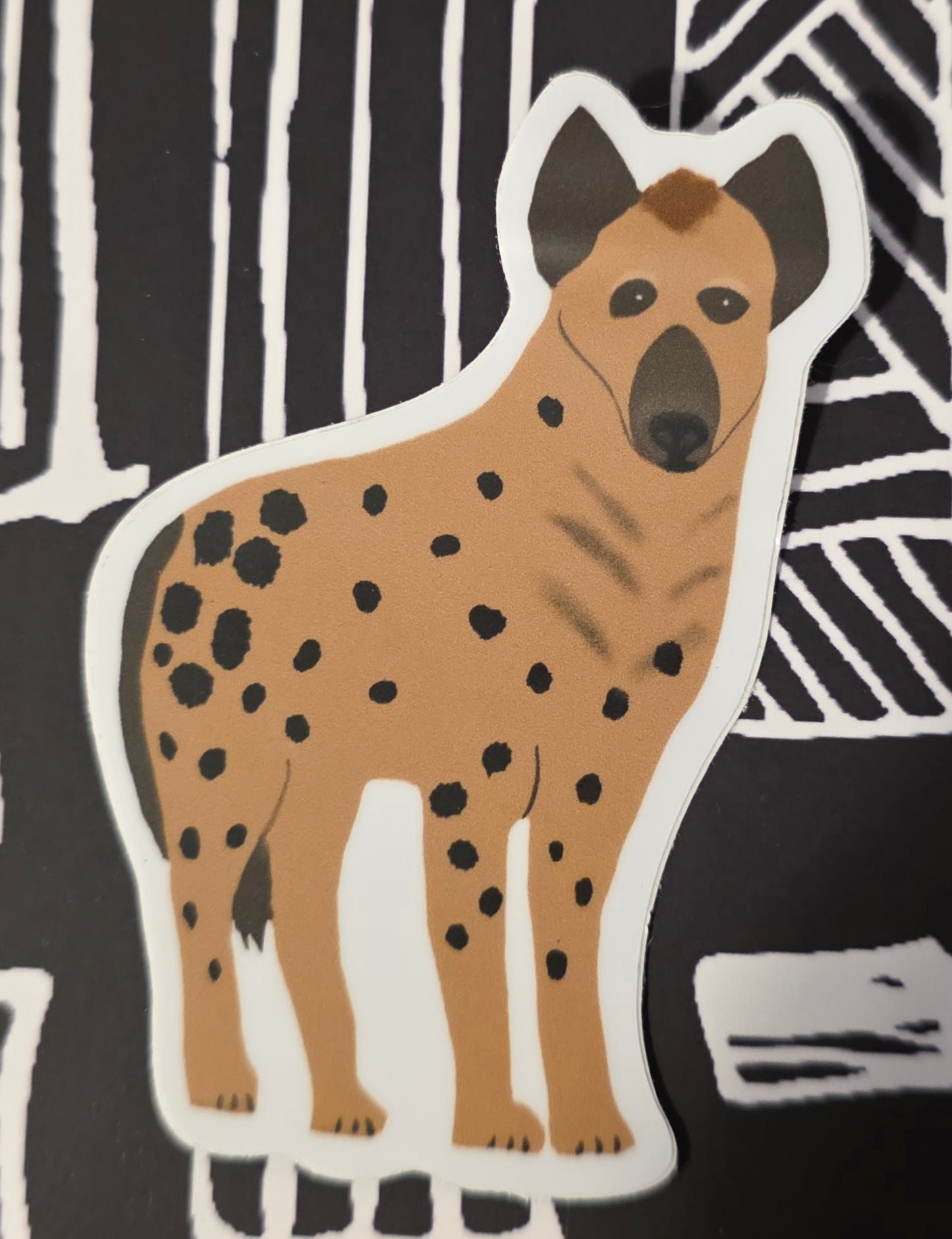Sticker, Hyena Design, Vinyl, 3 Inches