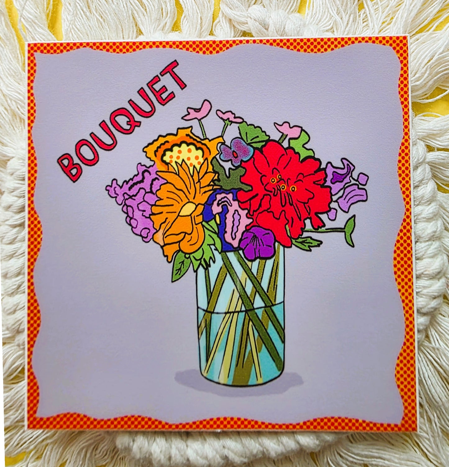 Floral Sticker Pack-8 Vinyl water-proof Stickers