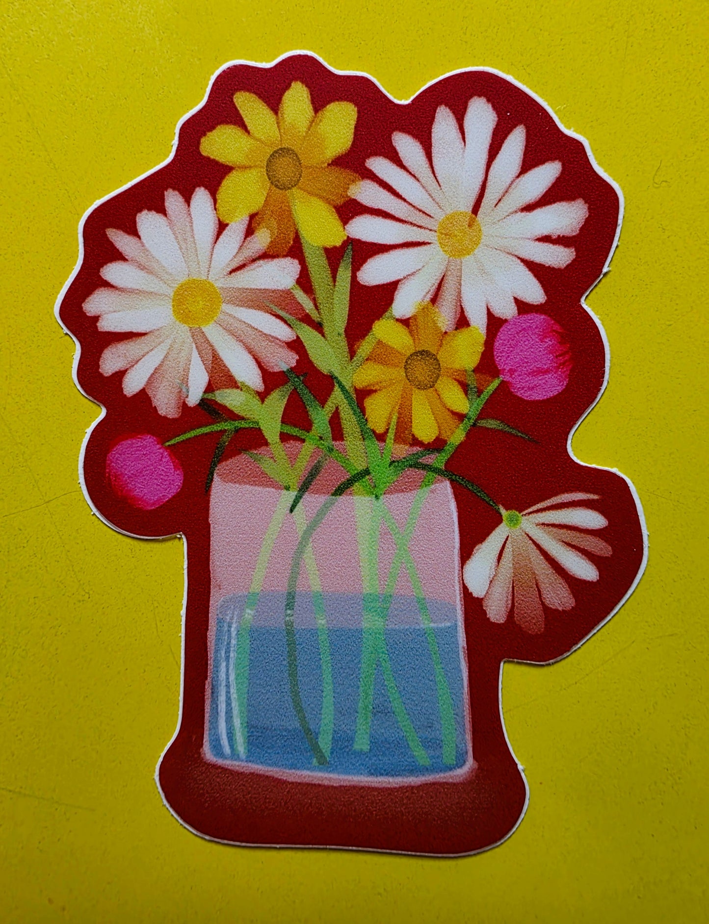 Floral Sticker Pack-8 Vinyl water-proof Stickers