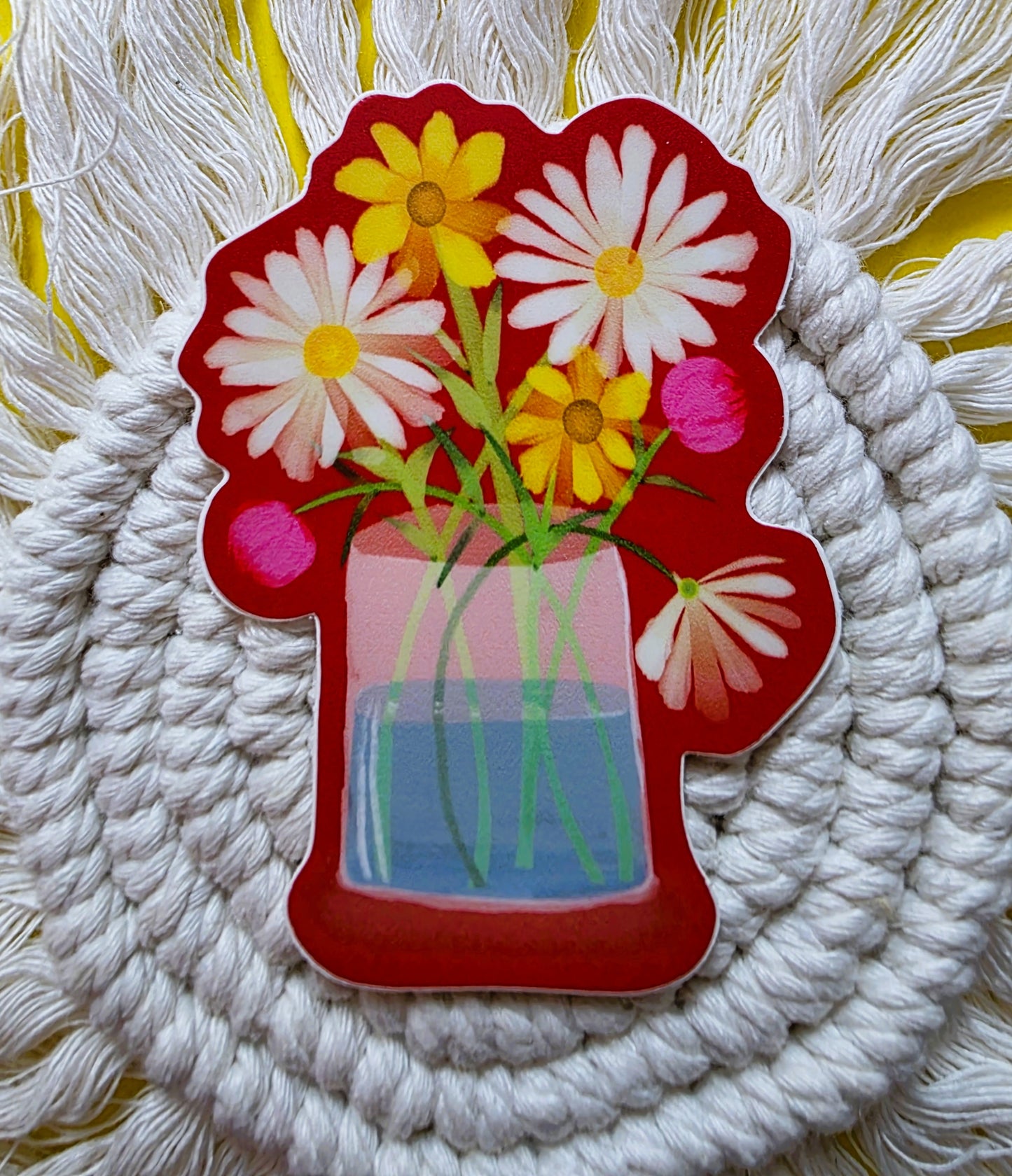 Floral Sticker Pack-8 Vinyl water-proof Stickers