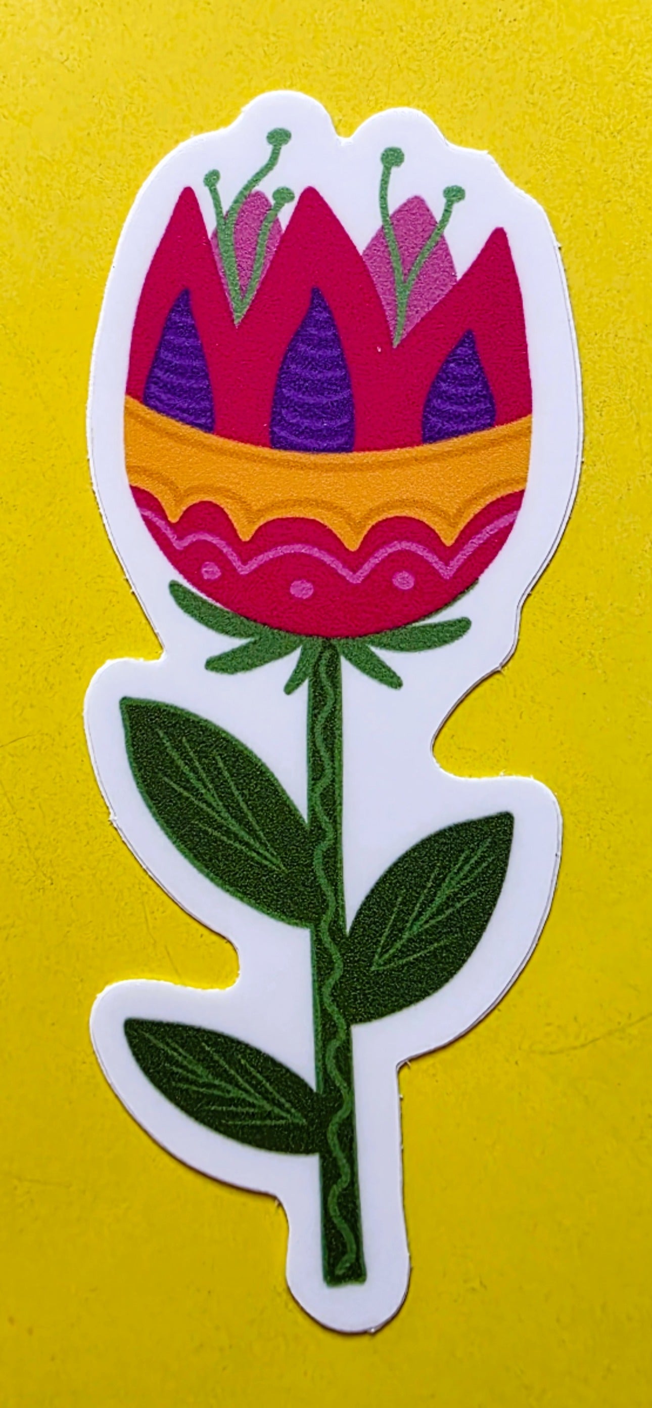 Floral Sticker Pack-8 Vinyl water-proof Stickers