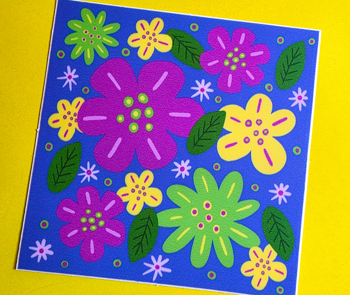 Floral Sticker Pack-8 Vinyl water-proof Stickers