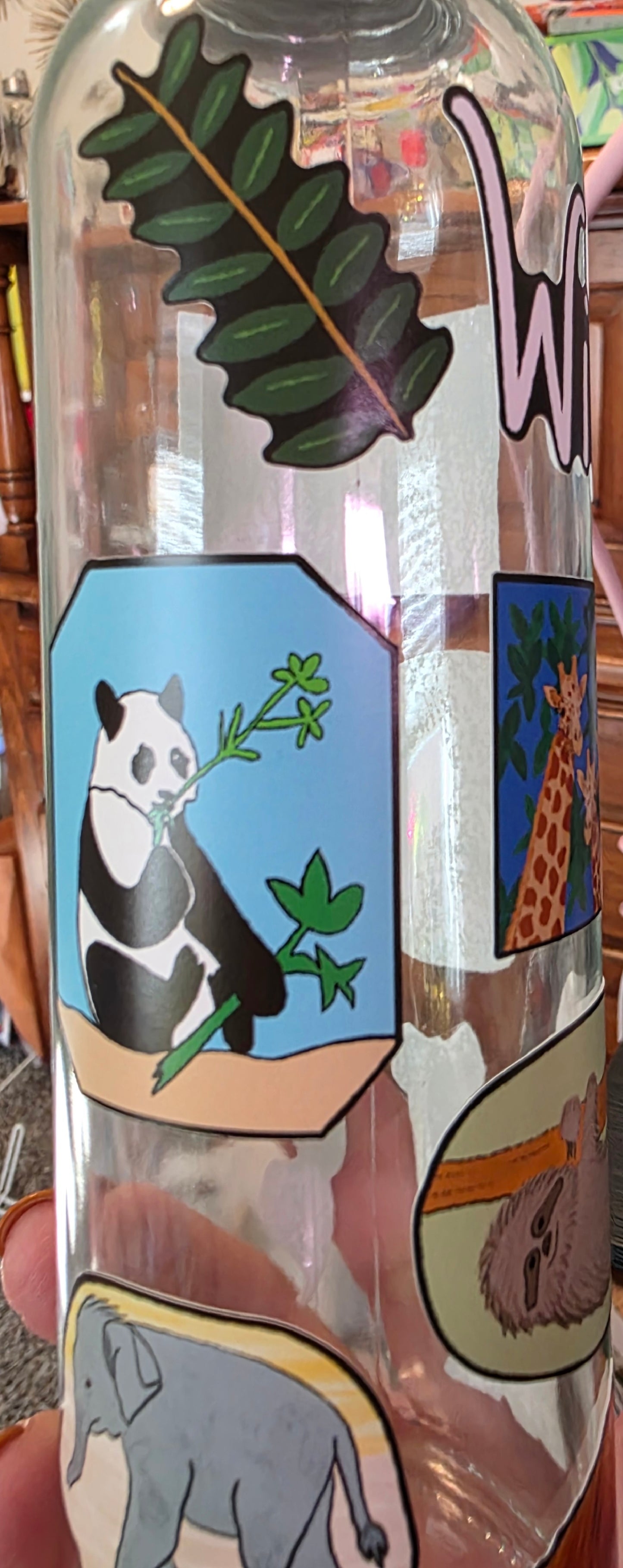 Sticker Sheet, Wildlife Designs, 5" X 7" Sheet With 11 Stickers Each, Vinyl, Die-Cut