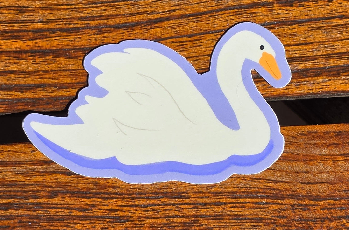 Swan Vinyl Sticker