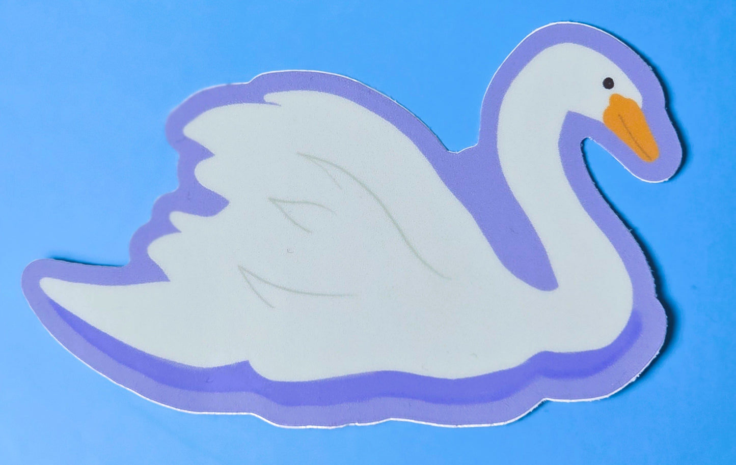 Swan Vinyl Sticker