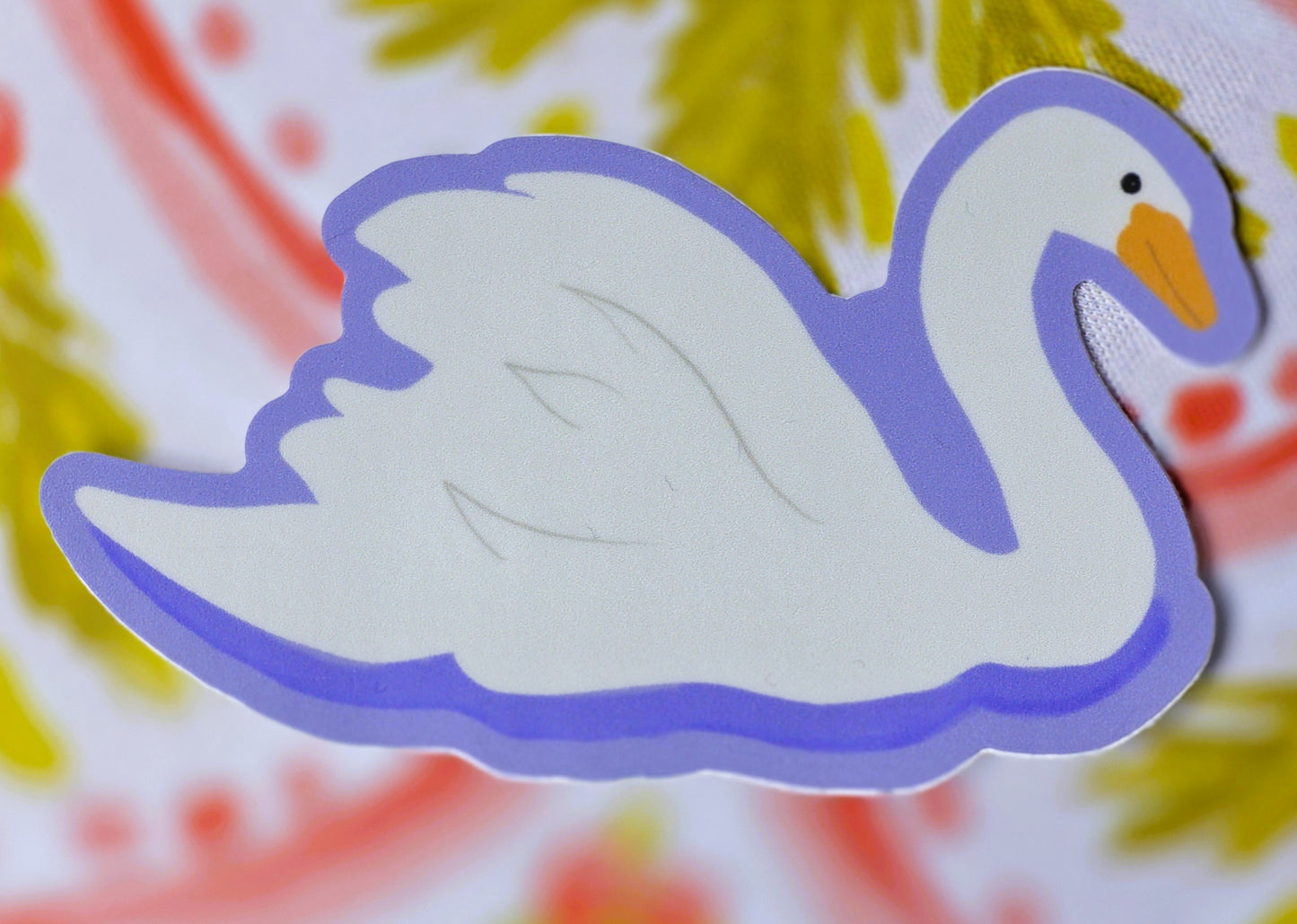 Swan Vinyl Sticker